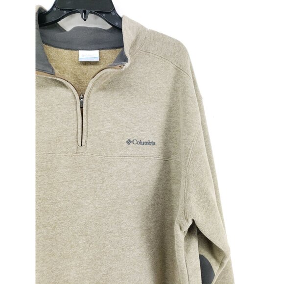 Columbia Half Zip Pullover Men's Size XXL Sand - Picture 5 of 8